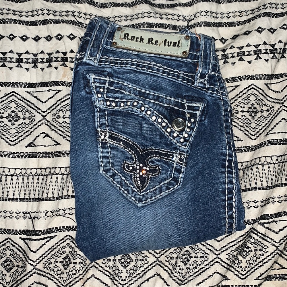 Johanna Rock Revival Skinny Jeans.